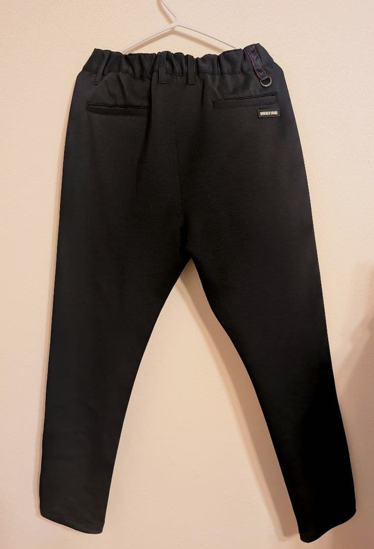 BRIEFING 3DロゴスリムパンツMサイズ　ブラック