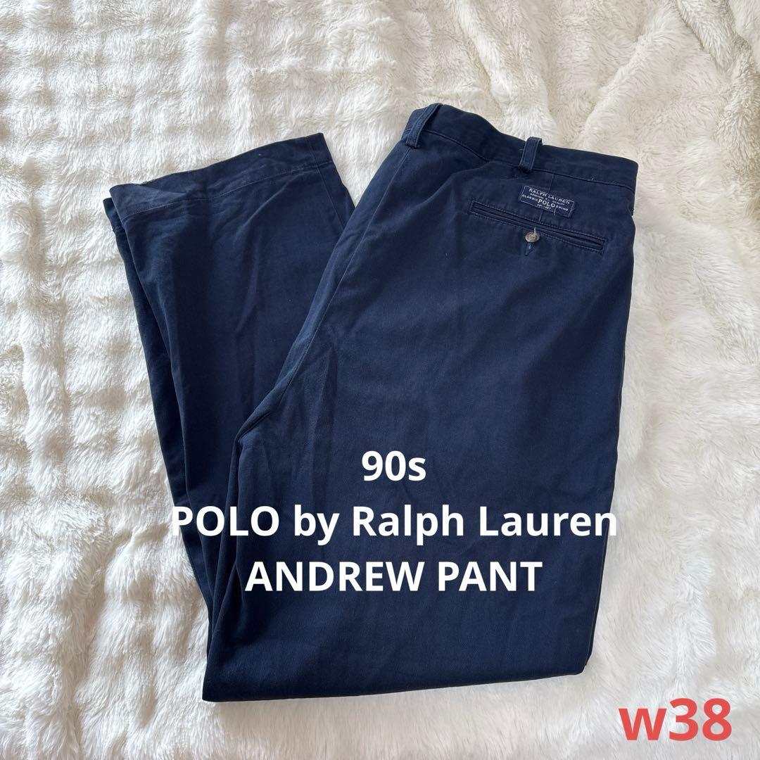 ラルフローレン ポロチノ アンドリューパンツ ネイビー 38×30 - メルカリ