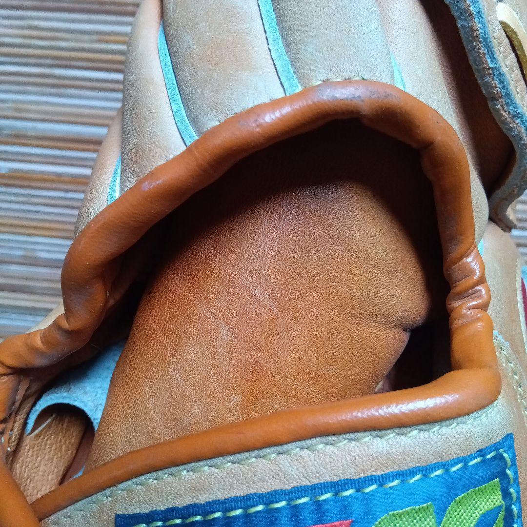 ミズノ　右用　野球　グローブ　赤カップ　外野用