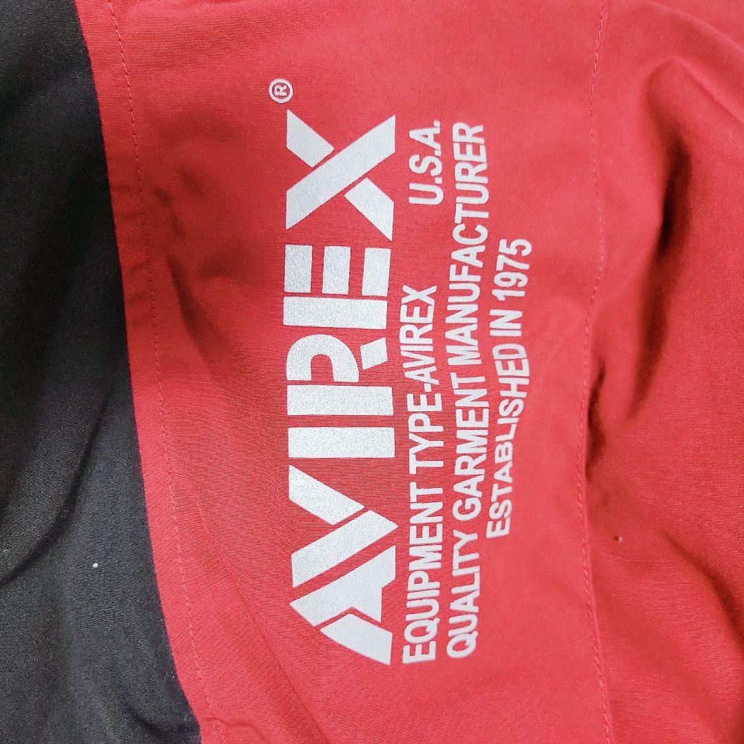 美品✨AVIREX ダウンジャケット ロゴプリント ワッペン ダブルジップ M