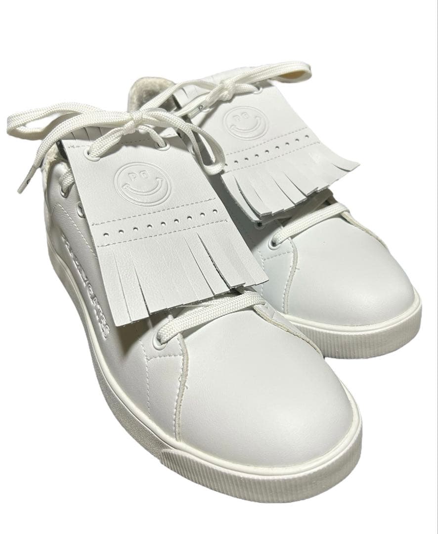 新品 パーリーゲイツ ゴルフシューズ キルトタン・ローカット メンズ 26.5㎝