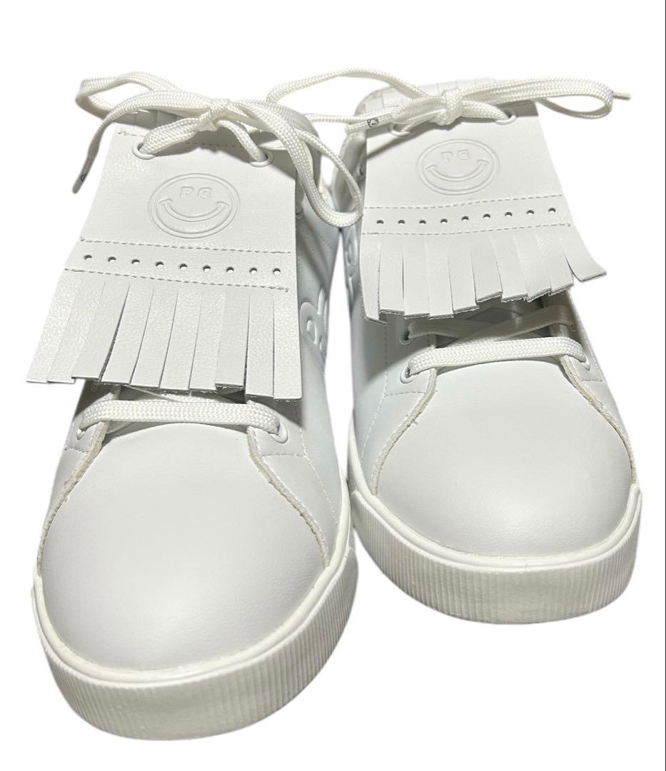 新品 パーリーゲイツ ゴルフシューズ キルトタン・ローカット メンズ 26.5㎝