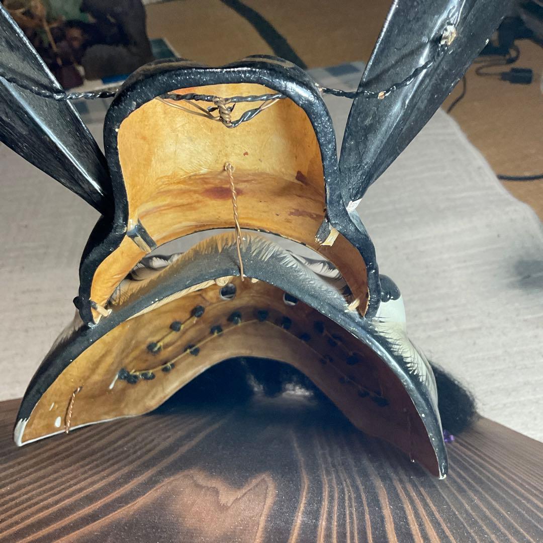 石見神楽面　勝郎作。柿田面工房。1998年 【島根県益田市】壁掛け飾り。