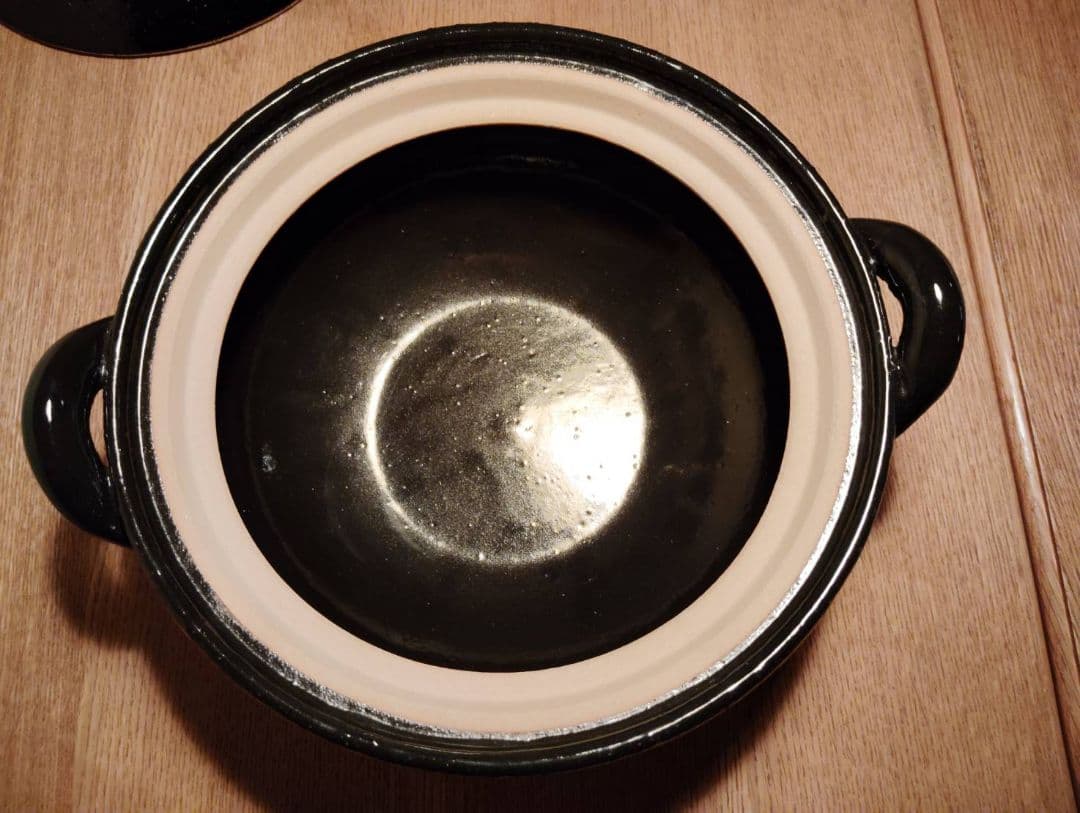 美品　永谷園　ヘルシー蒸し鍋　27cm　　土鍋