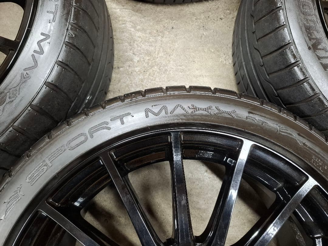 【極上品】スバル WRX STI 純正 ホイールタイヤ 4本 8.5J VAB