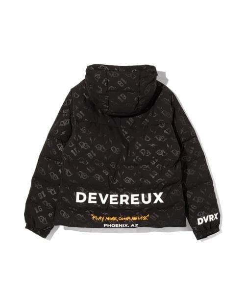 定価7.1万 DEVEREUX GOLF モノグラム ダウンJK M MM