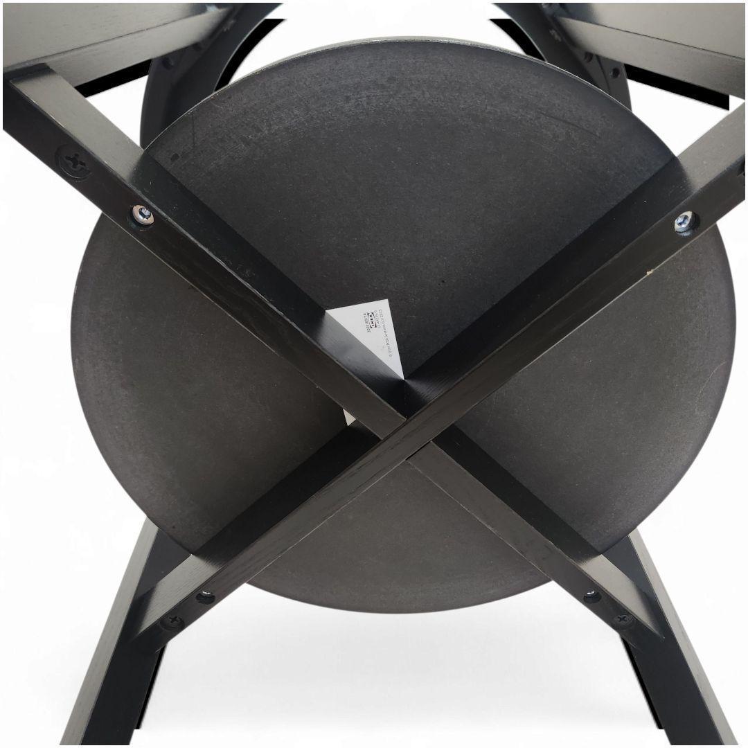 IKEA イケア マルムスタ サイドテーブル 丸型 ガラストップ 廃盤 美品