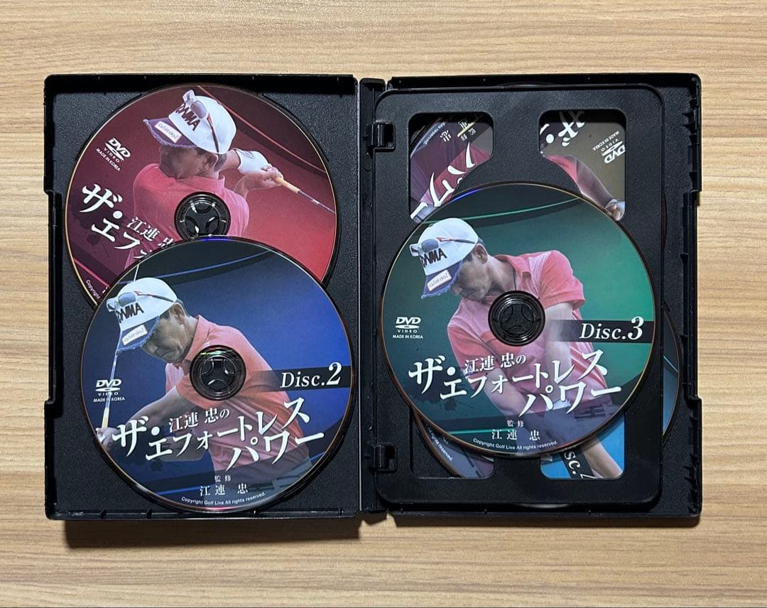 ザ・江連忠のエフォートレスパワー　DVD5枚組