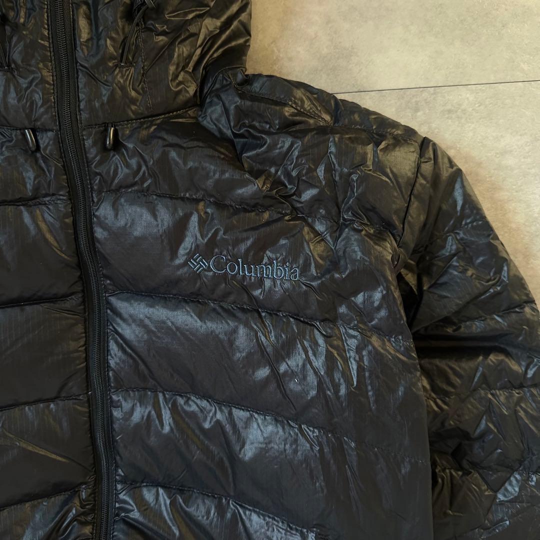 【大人気⭐️】極暖columbia ダウンジャケット　ブラックM