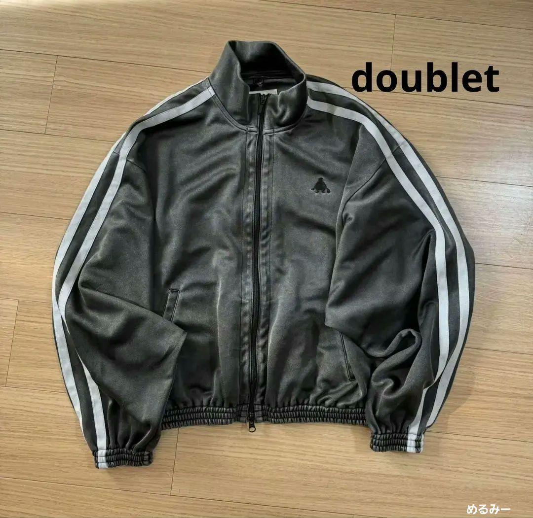 25AW doublet FADED BLACK TRACK JACKET - メルカリ