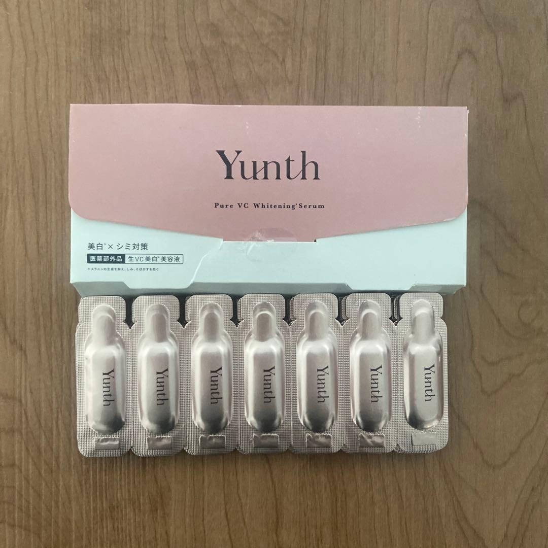 3箱 Yunth 生ビタミンC美白美容液 1ml × 28 新品 - メルカリ