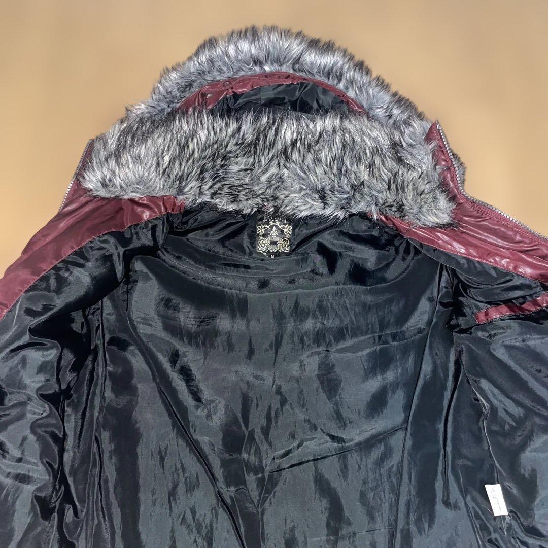 琉*凰様 SPINACH ファー&フード付きダウンジャケット 平成 お兄系 y2