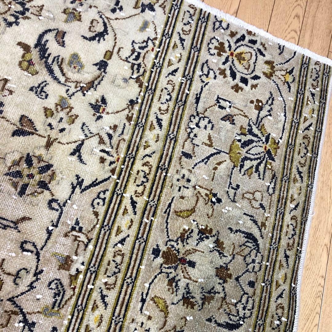 ペルシャ絨毯 ペルシャヴィンテージラグ 148x102 手織り オールド