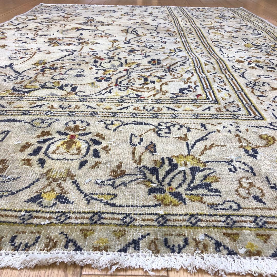 ペルシャ絨毯 ペルシャヴィンテージラグ 148x102 手織り オールド