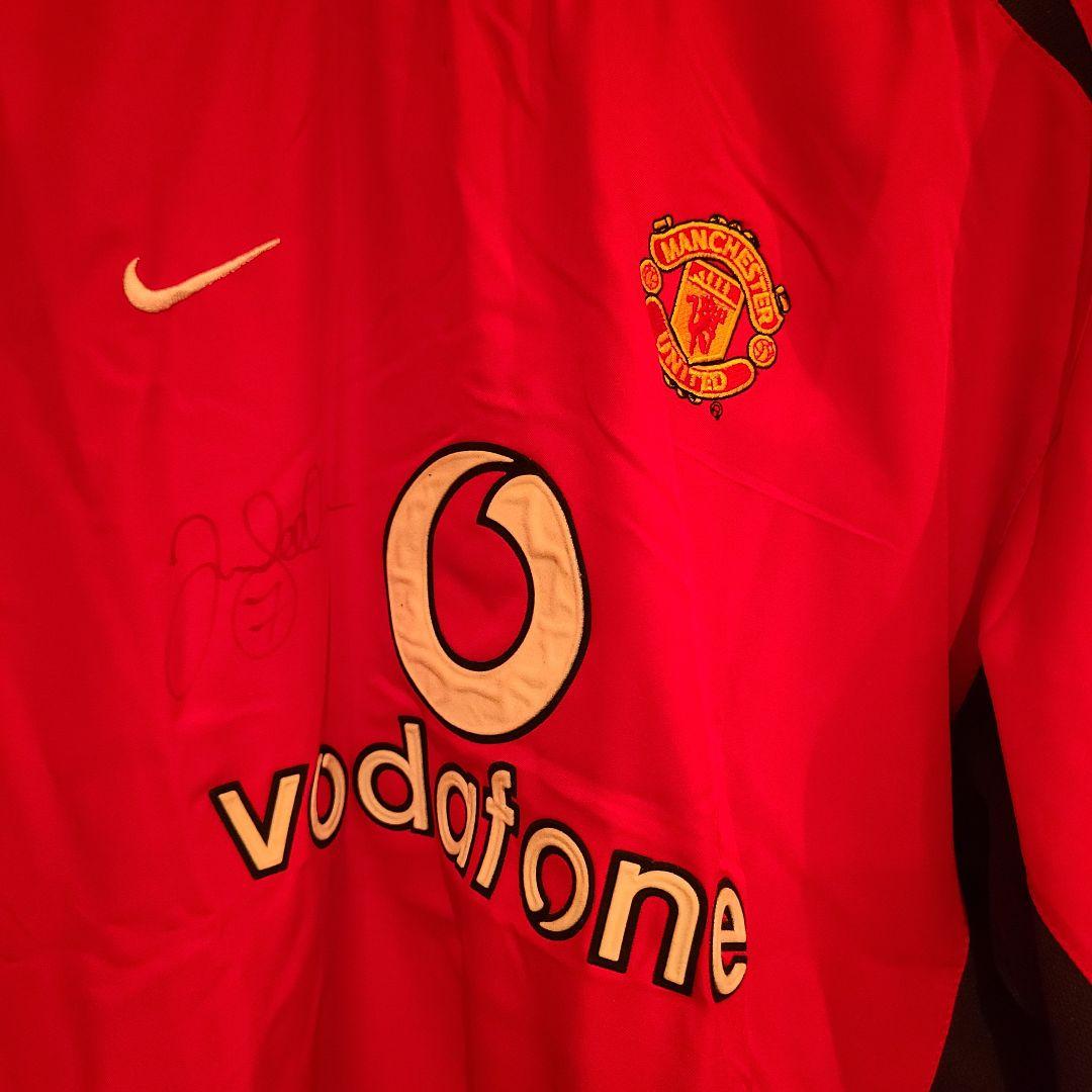 マンチェスターユナイテッド ベッカム直筆サイン ユニフォーム XL