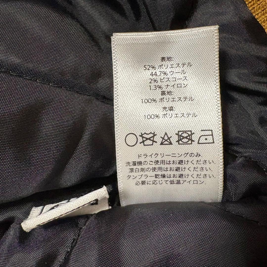 オベイ OBEY ウール混 スタジャン ブルゾン ビッグ刺繍 裏地キルティング