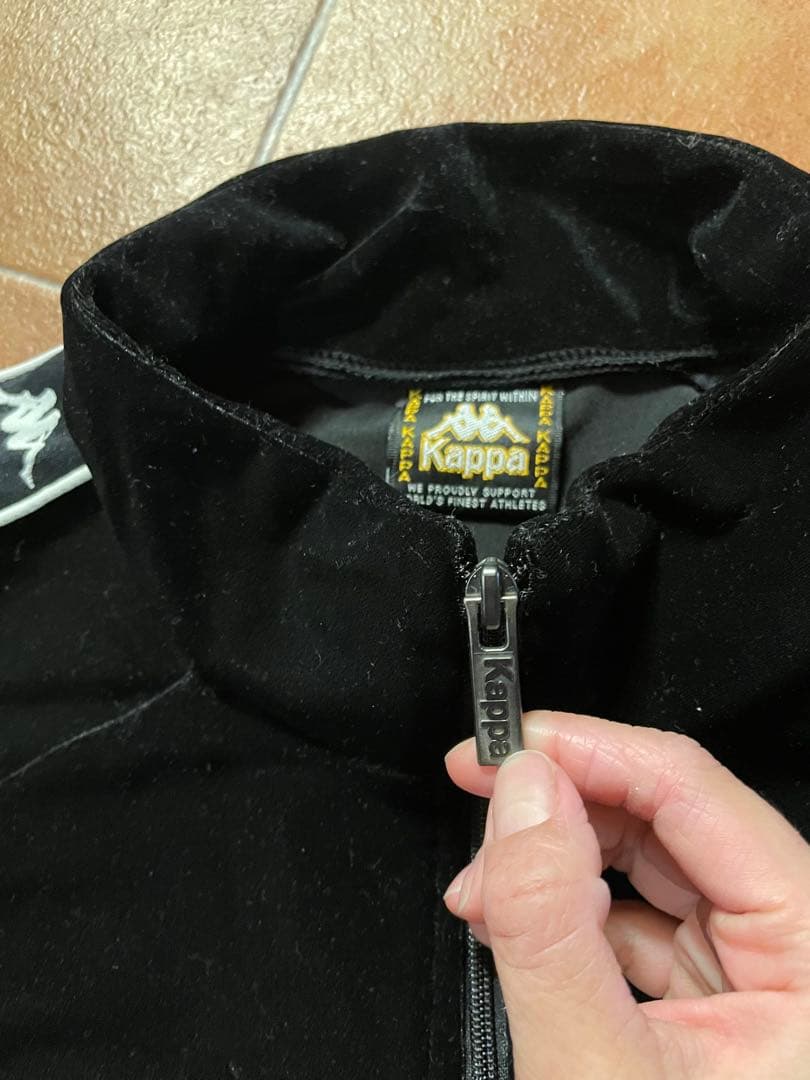 Kappa ベルベットジャージセット ブラック