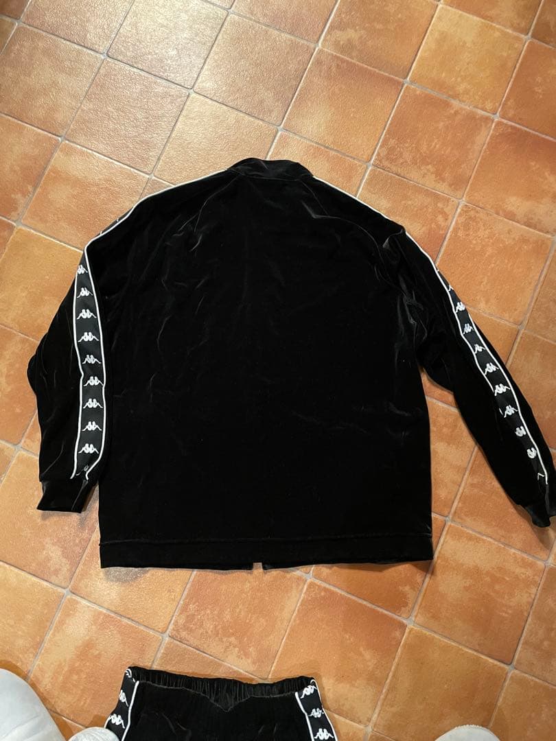 Kappa ベルベットジャージセット ブラック