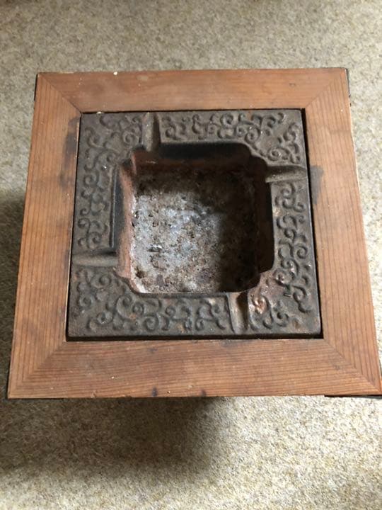 灰皿 木製 ビンテージ 【置物 インテリア】