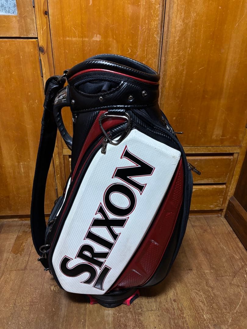 Srixon キャディバッグ 黒/白/赤の通販はau PAY マーケット - 輸入雑貨