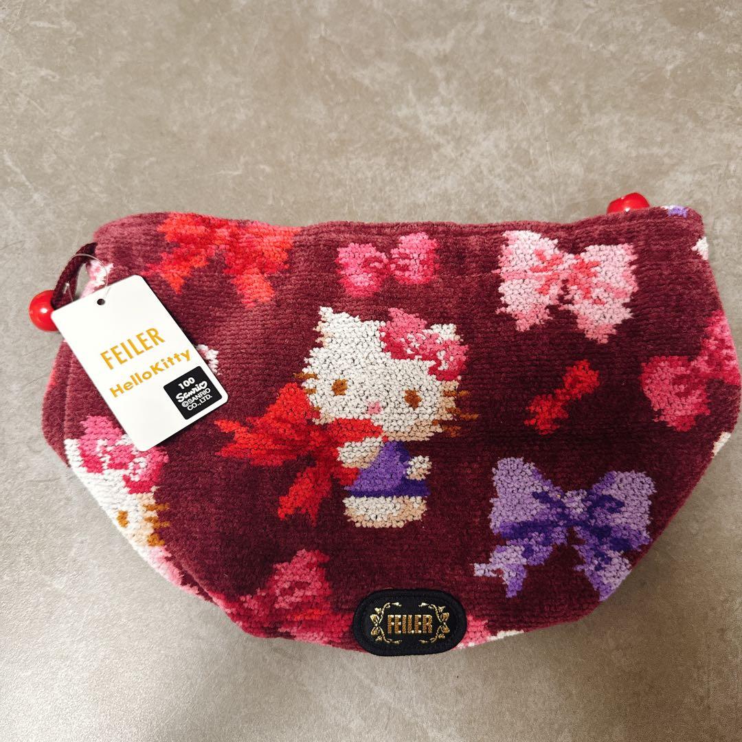 新品⭐︎数量限定 フェイラー ハローキティ 巾着ポーチ - メルカリ