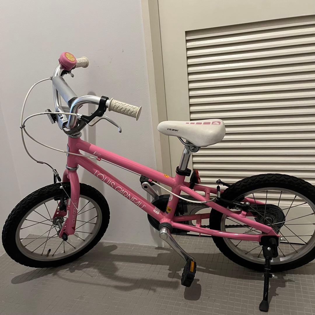 ルイガノ 子供用自転車 16インチ ピンク 新品補助輪付き - メルカリ