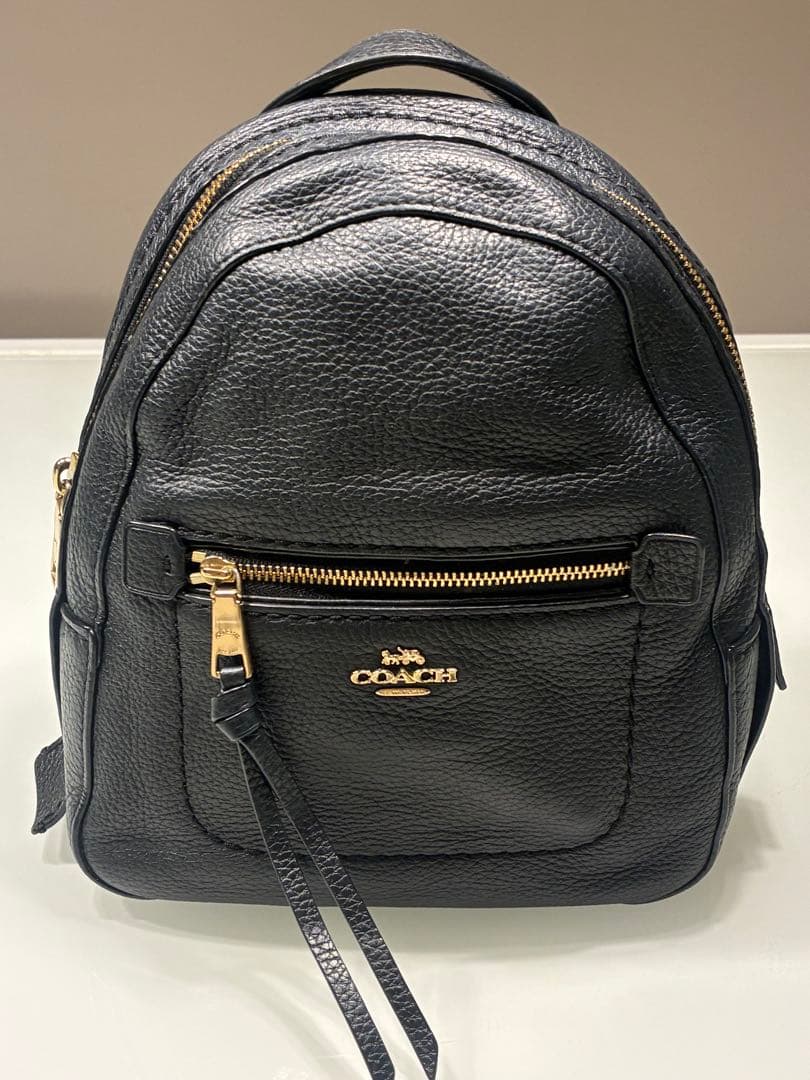 COACH コーチ アンディ リュック レザー 黒 ブラック - メルカリ