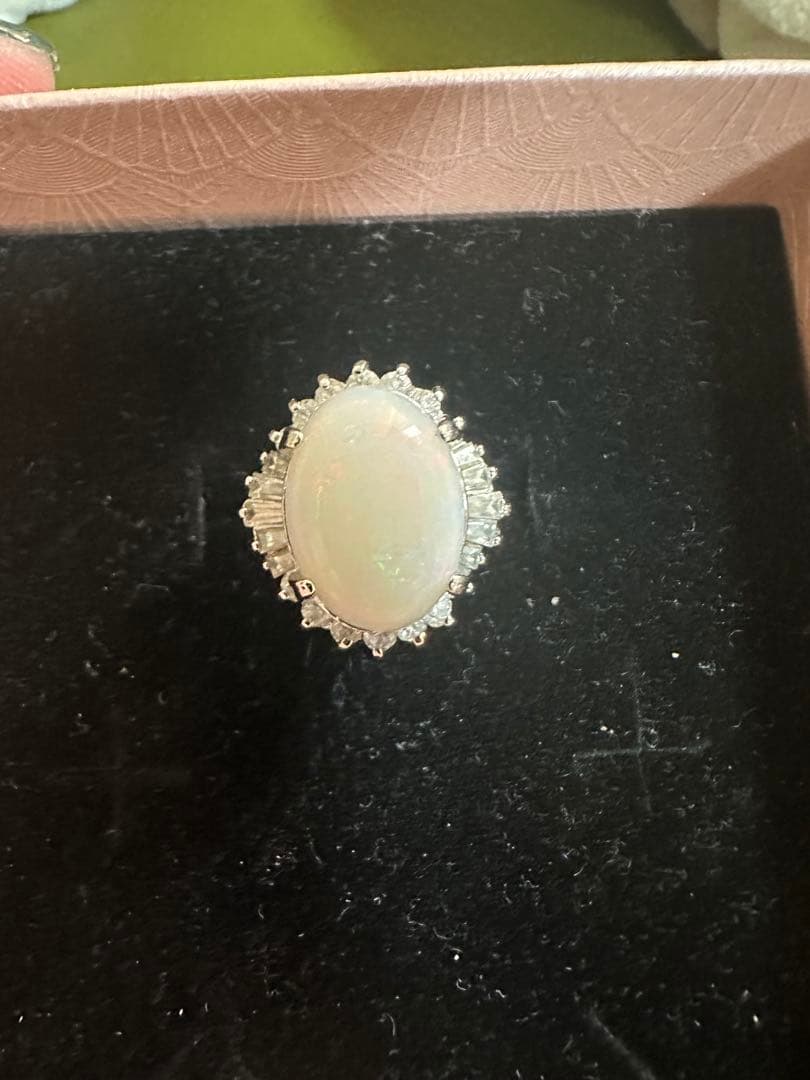 アクセサリー Opal 925 Ring Almost New size 11 6.1g