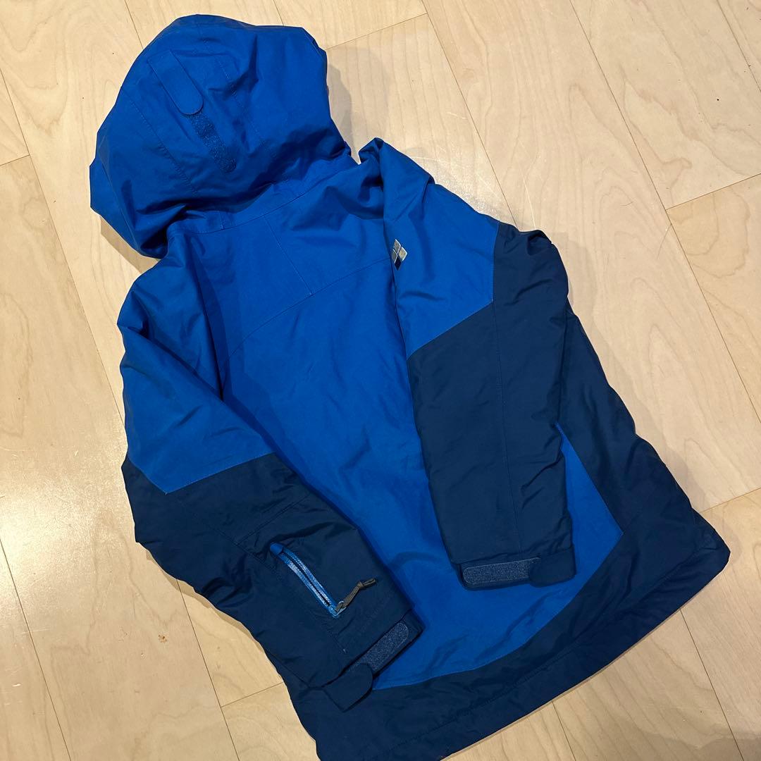 モンベル 子供用 スキーウェア115〜130パウダーステップ パーカ記名