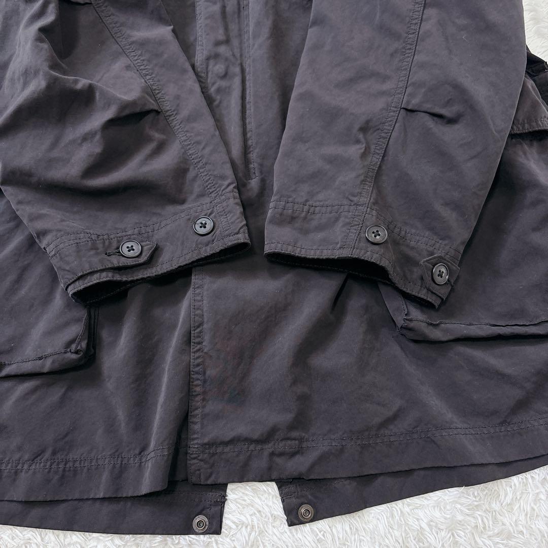 美品　Poter Classic ウェザーミリタリーコート　洗える　M ブラック