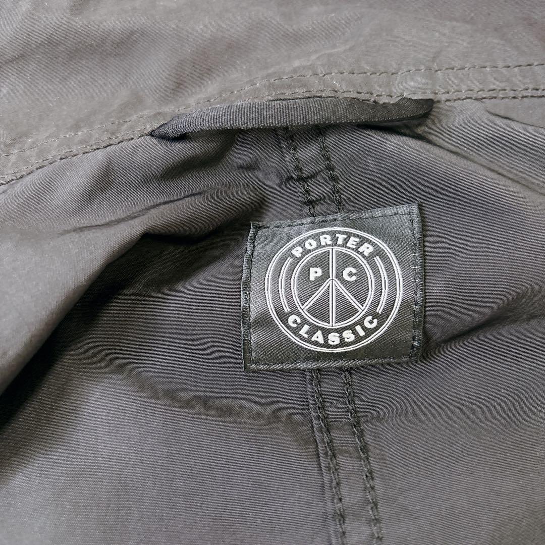 美品　Poter Classic ウェザーミリタリーコート　洗える　M ブラック