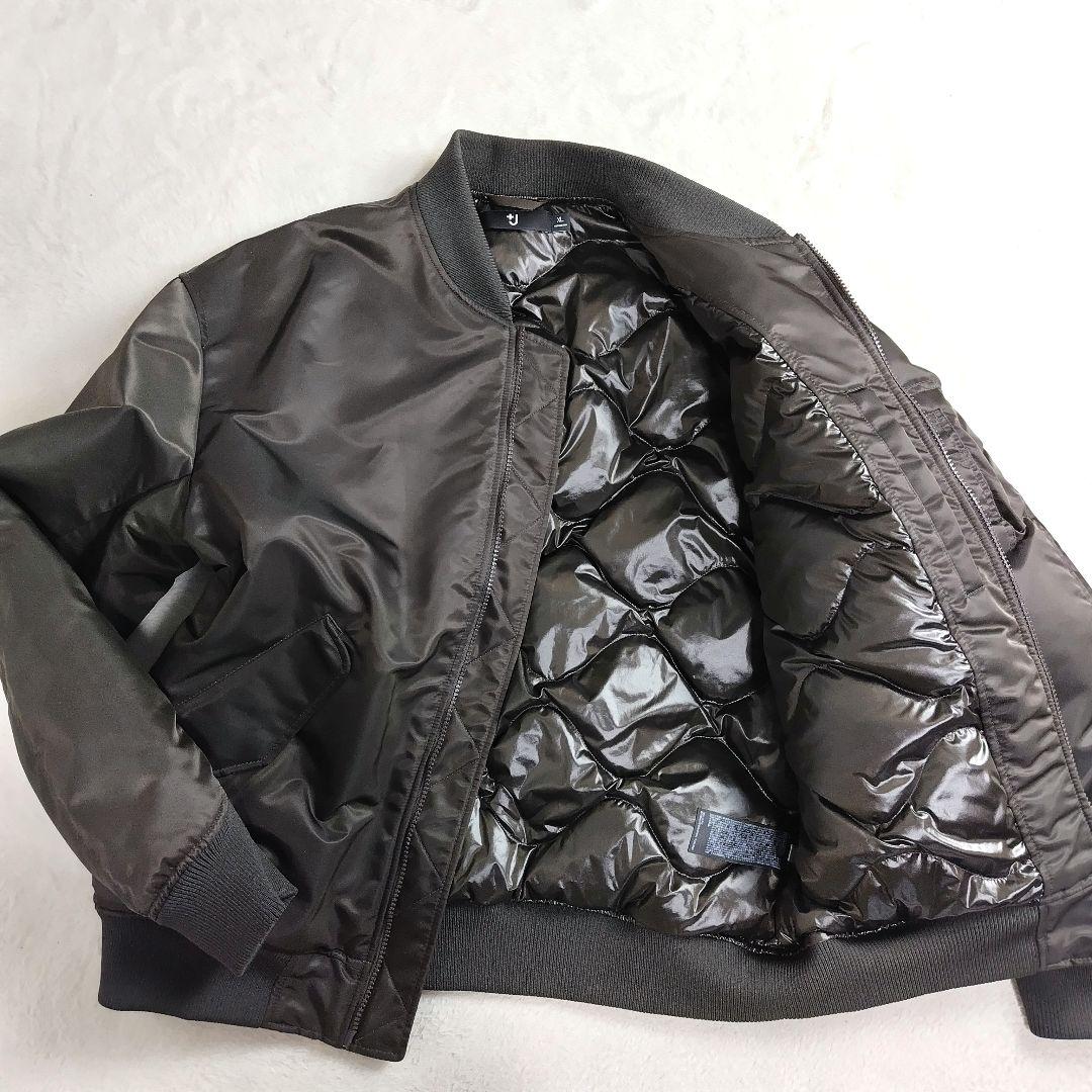 UNIQLO✨＋J ハイブリッドダウンオーバーサイズMA-1ブルゾン カーキXL