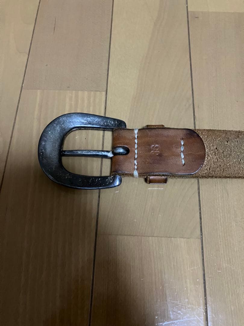 FULLCOUNT ナチュラルブラウンレザーベルト