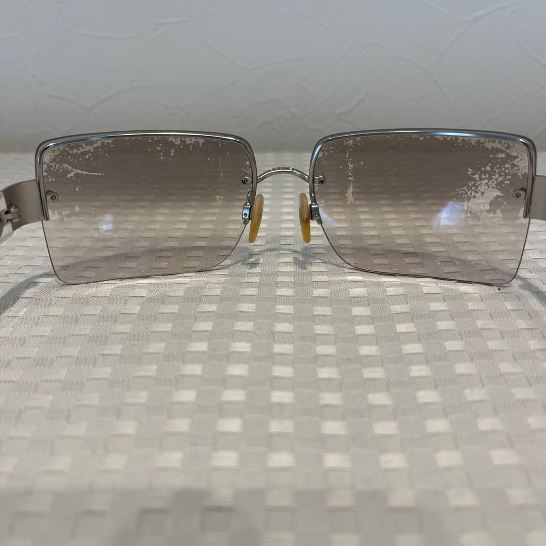 CHANEL シャネル サングラス クリア リムレス ココマーク ヴィンテージ