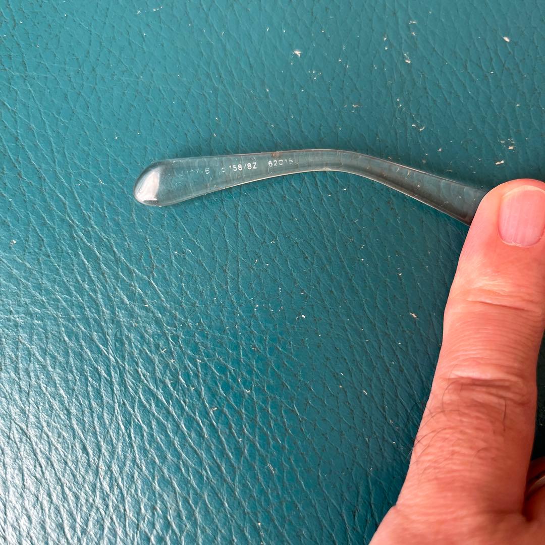 CHANEL シャネル サングラス クリア リムレス ココマーク ヴィンテージ