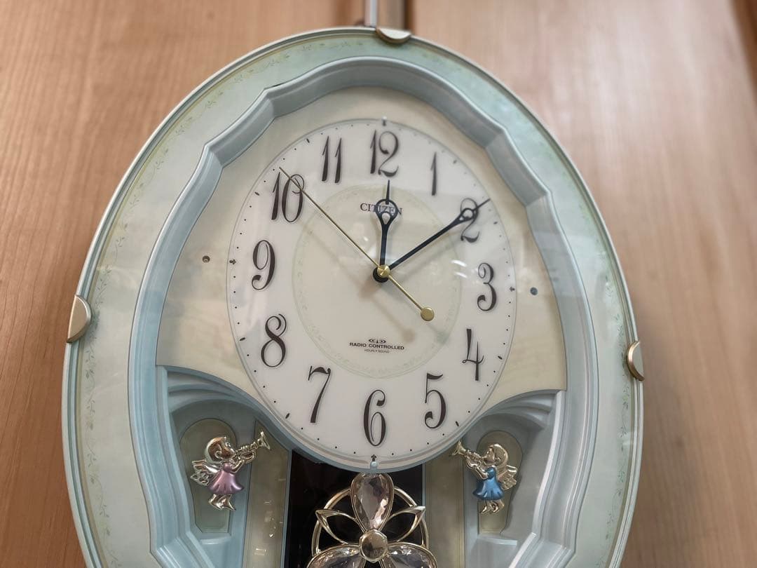 最終値下げ！からくり時計 パルミューズm479 掛け時計 電波時計 振り子