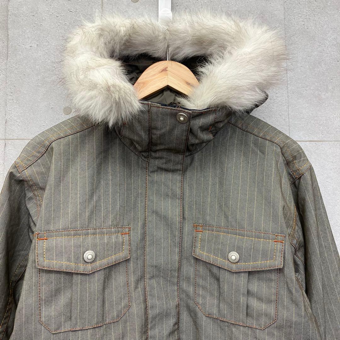 kissmark キスマーク スノボウェア 上下セットアップ ファー 灰 - メルカリ