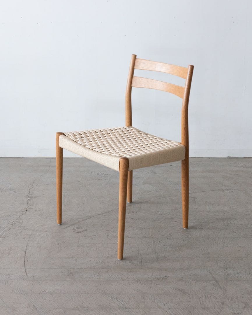 ダイニングチェア　ペーパーコード　オーク材