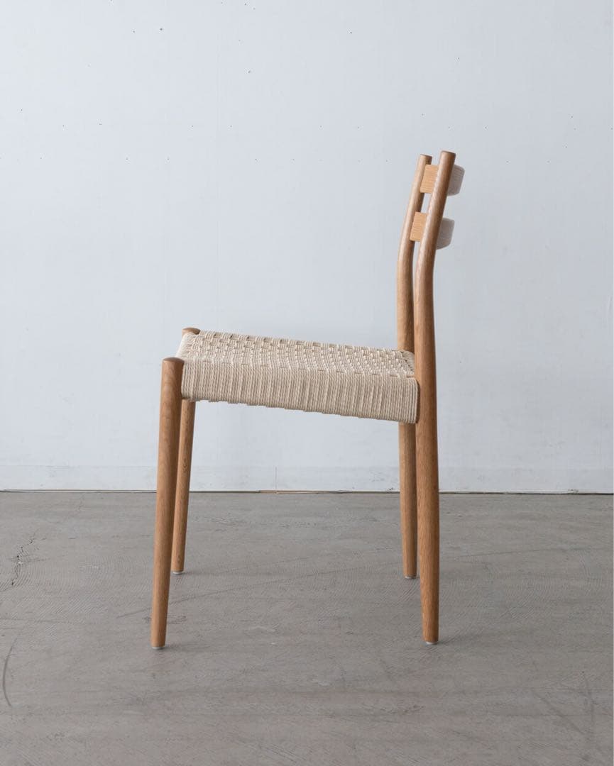 ダイニングチェア　ペーパーコード　オーク材