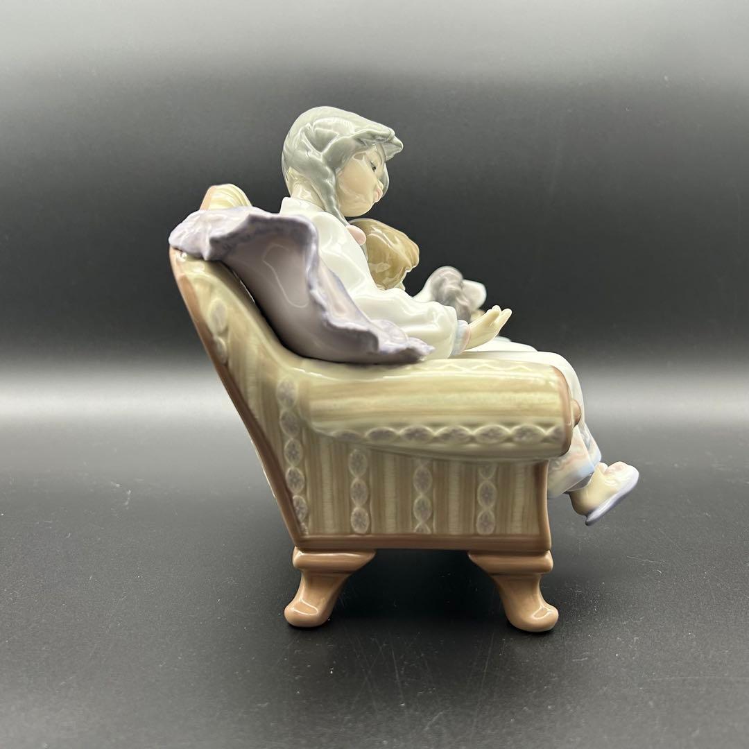 美品】リヤドロ No. 5735 絶版品 お姉ちゃまのお話 姉妹 犬 置物