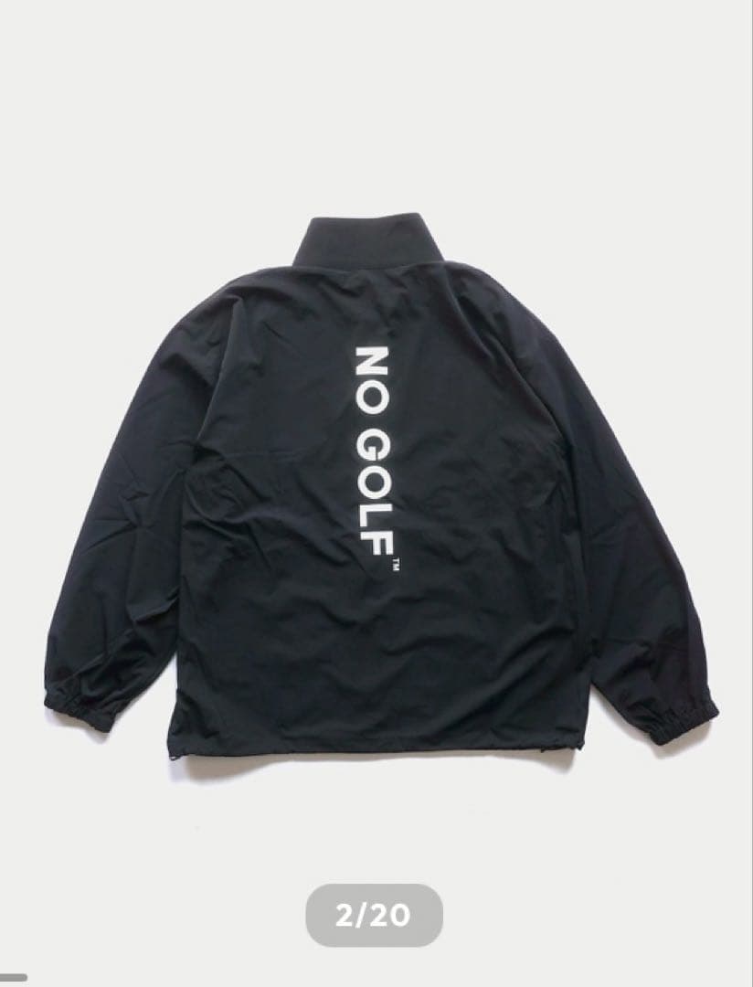 メンズウェア NO GOLF WINDBREAKER JACKET L