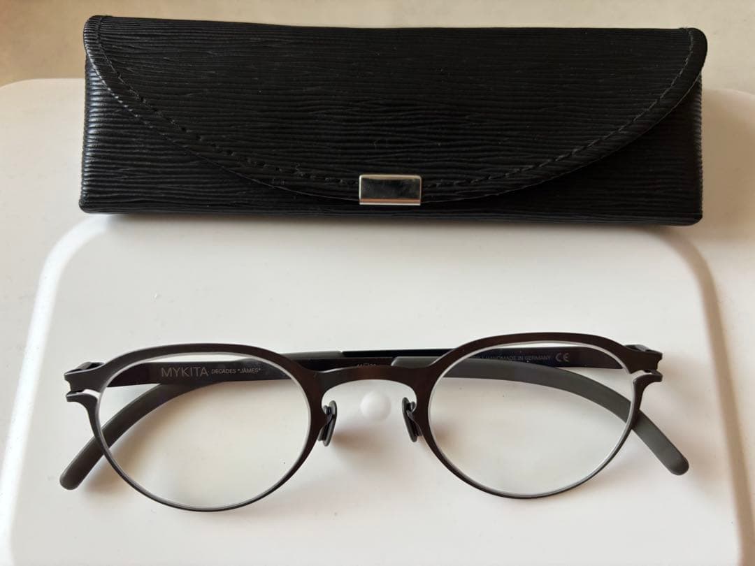 mykita James 茶 44□24 ブルーライトカットレンズ