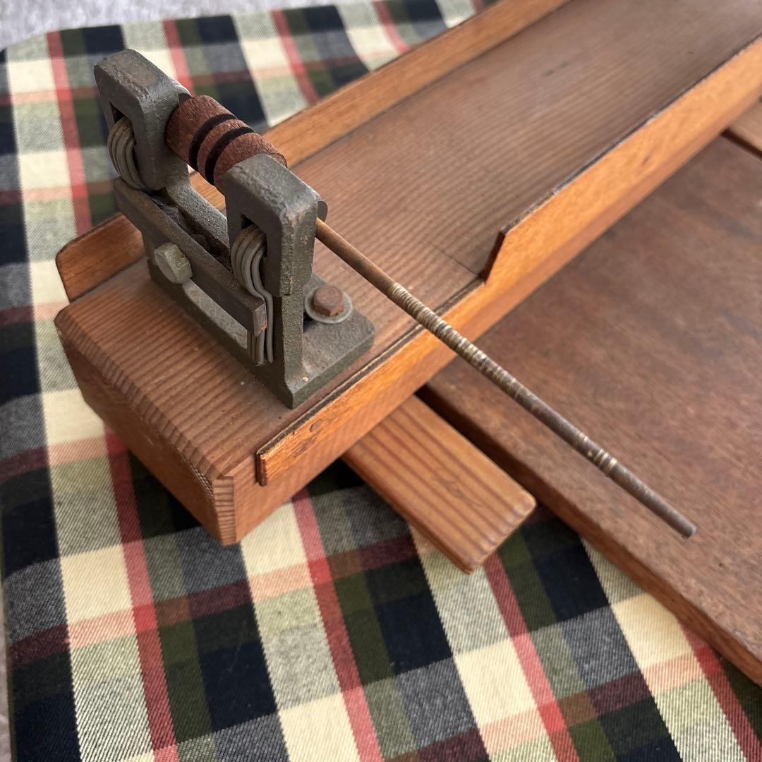 糸巻き機、機織り小物