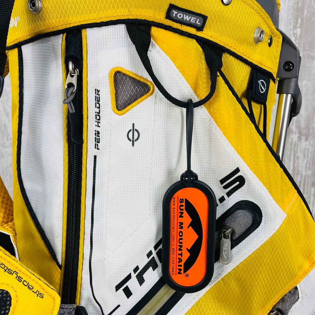 【美品】 SUN MOUNTAIN THREE.S スタンド式 キャディバッグ