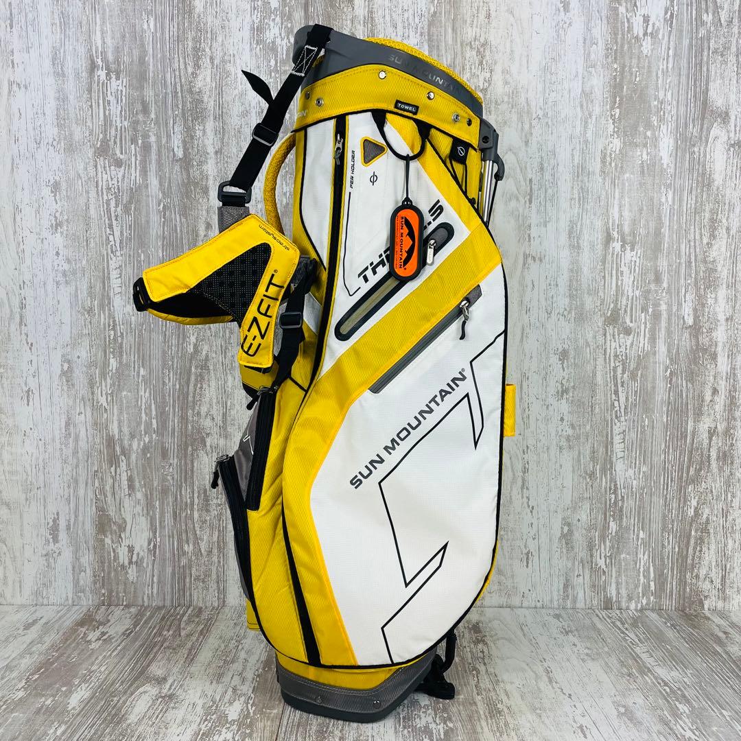 【美品】 SUN MOUNTAIN THREE.S スタンド式 キャディバッグ
