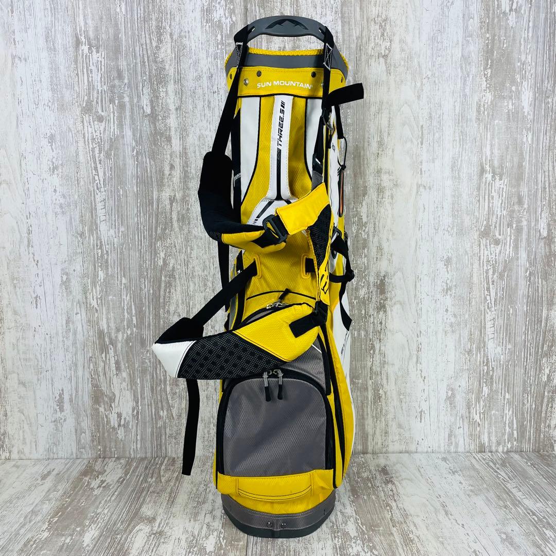 【美品】 SUN MOUNTAIN THREE.S スタンド式 キャディバッグ