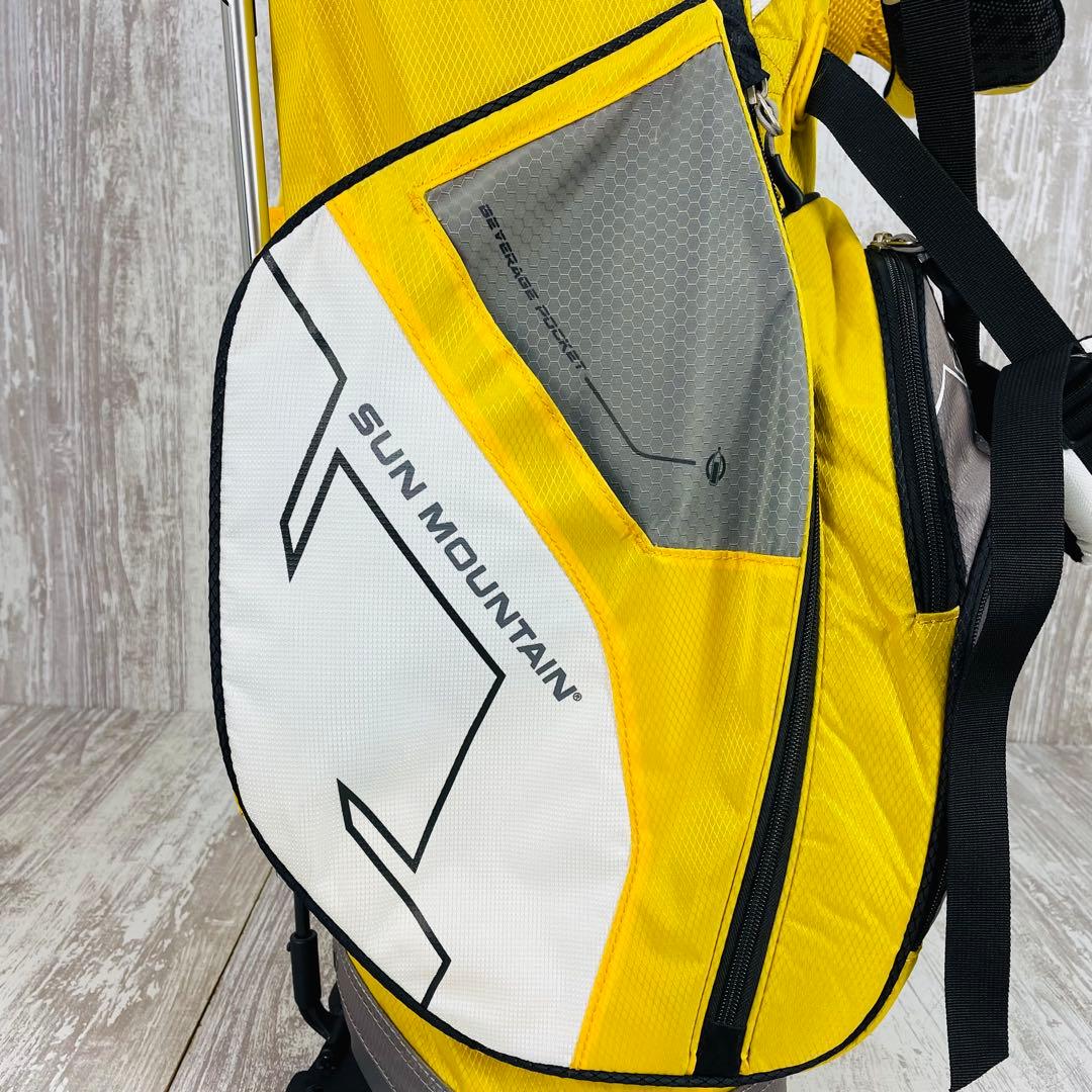 【美品】 SUN MOUNTAIN THREE.S スタンド式 キャディバッグ