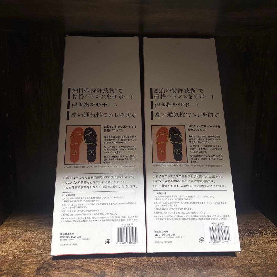 WalkQ+ INSOLE Sサイズ 23-24.5cm