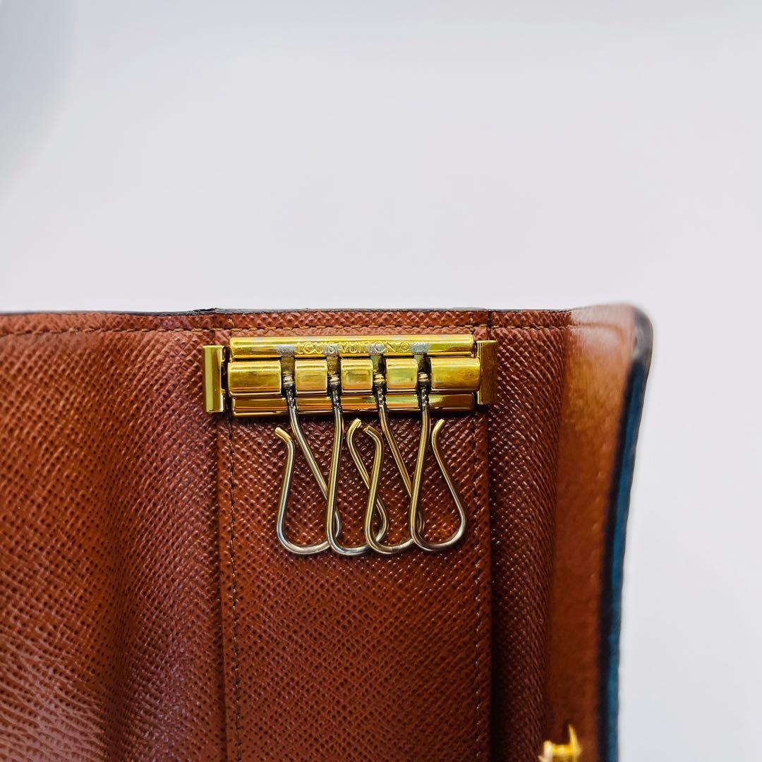 【美品】LOUIS VUITTON ルイヴィトン モノグラム 4 キーケース