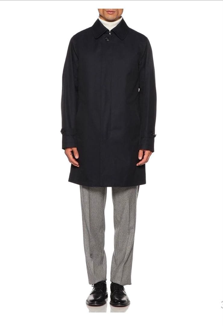 BARNEY'S NEW YORK ステンカラーコート 黒